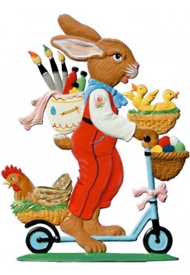 Pewter Bunny on a scooter...