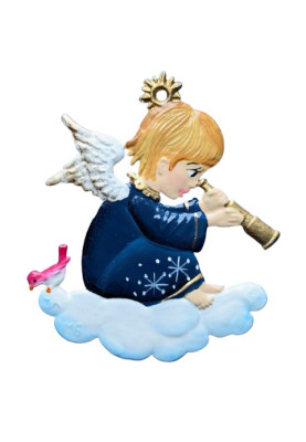 Pewter Angel with Telescope