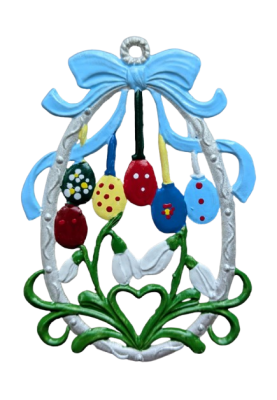 Pewter Egg with Snowdrop