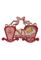 Pewter Cradle pink