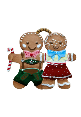 Zinn Lebkuchenpärchen