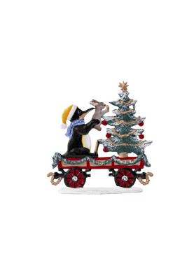 Zinn Weihnachtsbahn Wagen...