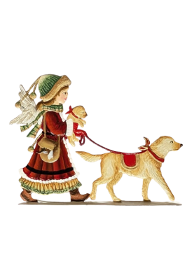 Pewter Angel 2019 with Dog...