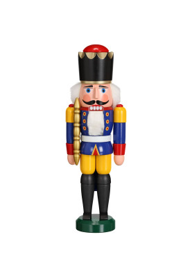Wooden Nutcracker King blue