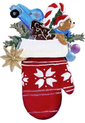 Zinn Weihnachtshandschuh