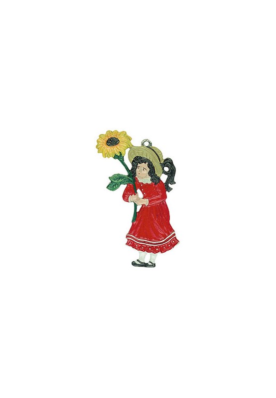 Mädchen mit Blume Mädchen mit Blume